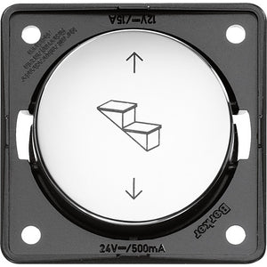 Trittstufentaster chrom matt von Berker - 2