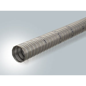 Truma Abgasrohr AE 3 Edelstahl 55 mm grau 220 bis 250 cm