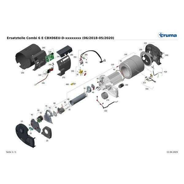 Truma Combi 6/6E Elektronik Ersatzteil ab 06/2018