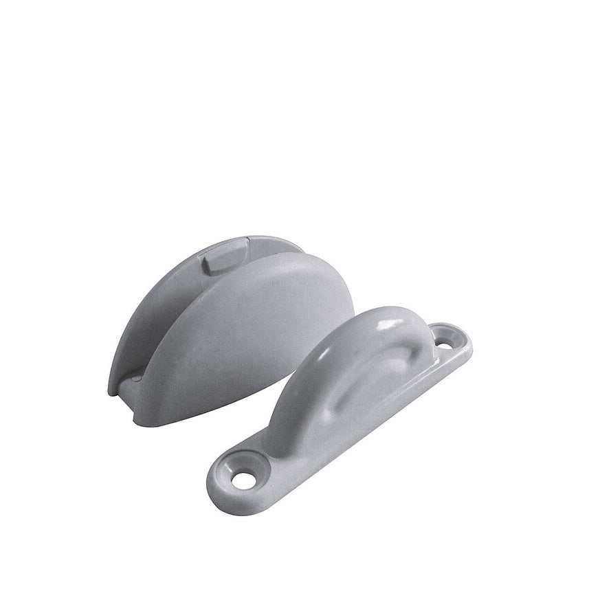 Türfeststeller PLOPP 2-tlg. schneeweiß – Fiat Bianco