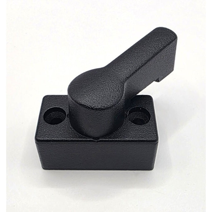 Türverbindungsriegel 18 mm schwarz – Zinkdruckguss