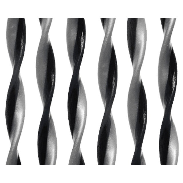 Türvorhang Arisol 100x220 cm in Schwarz/Grau