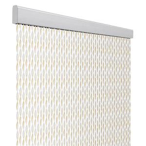Türvorhang Arisol 100x220 cm in Schwarz/Grau