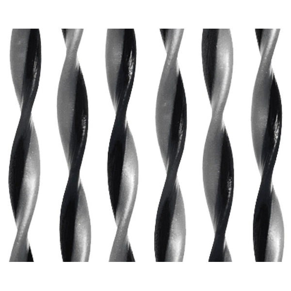 Türvorhang Arisol 100x220 cm in Schwarz/Grau - 2