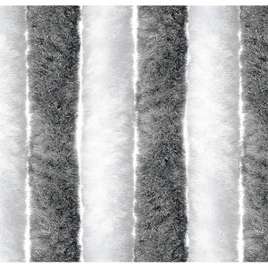 Türvorhang ARISOL 56×205 cm – Grau/Weiß
