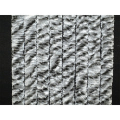 Türvorhang ARISOL 56×205 cm weiß/silber/anthrazit