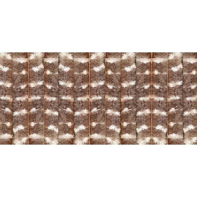 Türvorhang ARISOL 56x185 cm braun/weiß