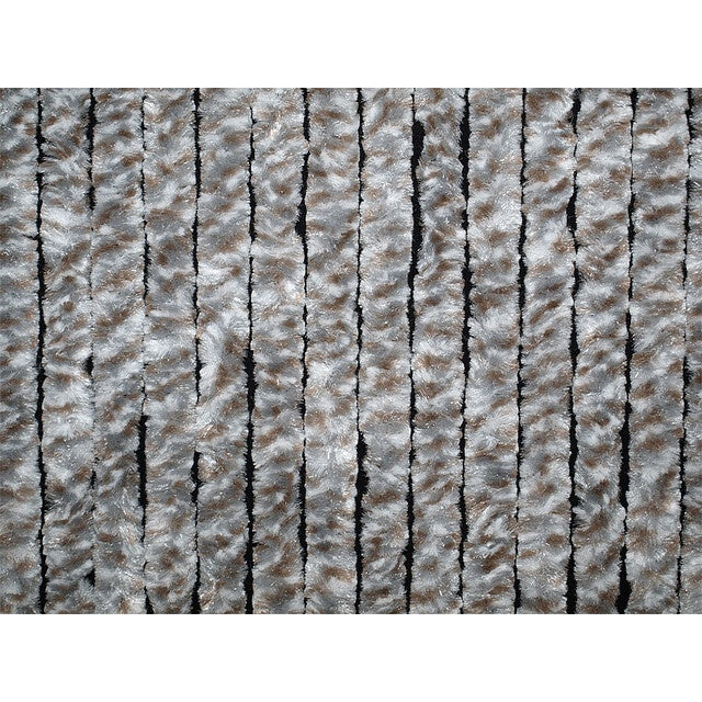 Türvorhang Arisol 56x205 cm in Weiß-Silber-Braun