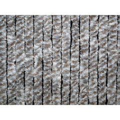 Türvorhang Arisol 56x205 cm in Weiß-Silber-Braun