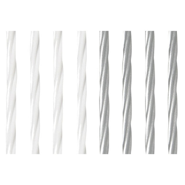 Türvorhang Arisol Rain 60 x 190 cm Weiß/Silber - 2