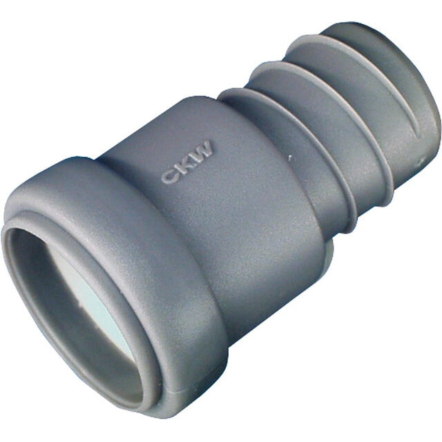 Übergangsstück Abwasserschlauch Muffe Dichtung grau