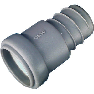 Übergangsstück Abwasserschlauch Muffe Dichtung grau