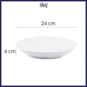 Universal-Magnet-Teller 6er Set weiß | silwy - 4