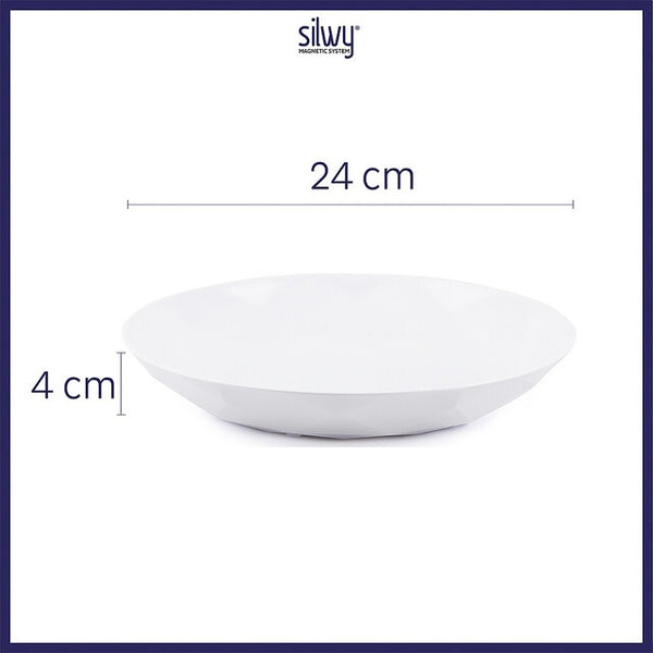 Universal-Magnet-Teller 6er Set weiß | silwy - 4