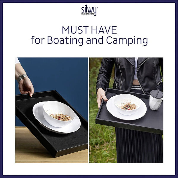 Universal-Magnet-Teller 6er Set weiß | silwy - 5