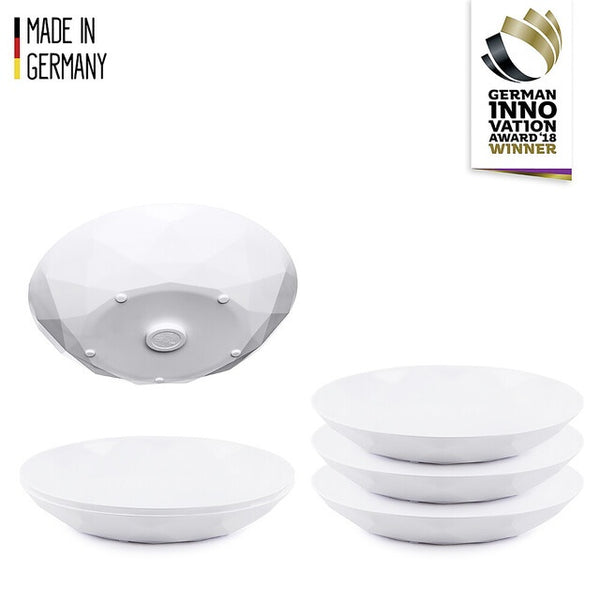 Universal-Magnet-Teller 6er Set weiß | silwy - 7