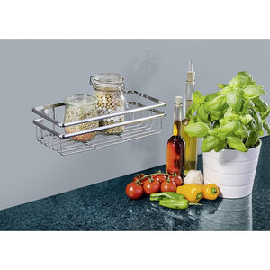 Universelles WENKO Regal in Silber glänzend - 4