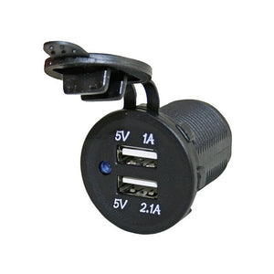 USB-Lader 10-30 V, 3,1 A – schwarz