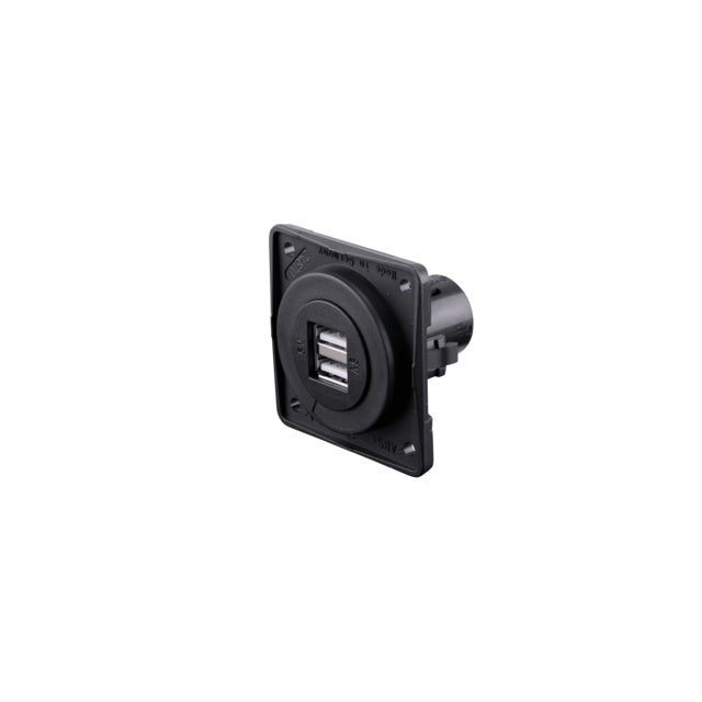 USB Ladesteckdose 12V anthrazit 2-fach
