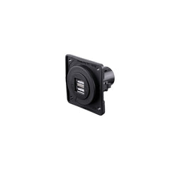 USB Ladesteckdose 12V anthrazit 2-fach