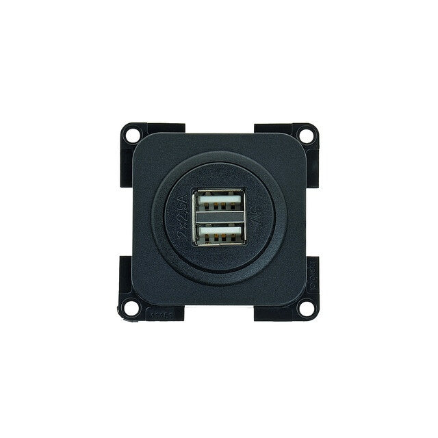 USB-Ladesteckdose 12V mit 2 USB-Ports