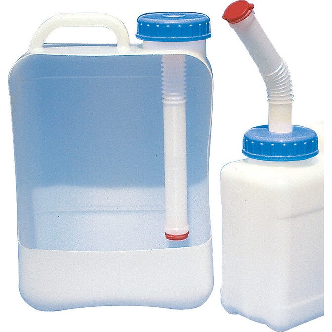 Verschluss DIN 96 mit Ausgießer – 140 mm Ø 22 mm