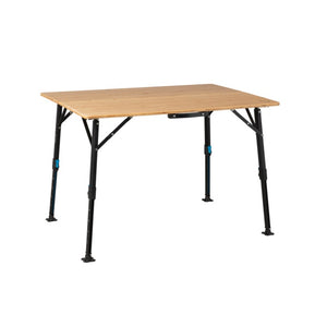Verstellbarer Campingtisch Bamboo 100x70 cm