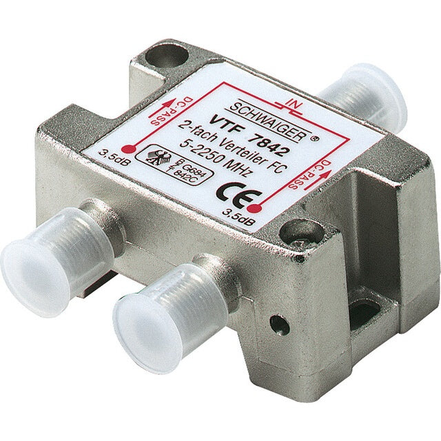 Verteiler 2-fach F-Technik 5-2150 MHz