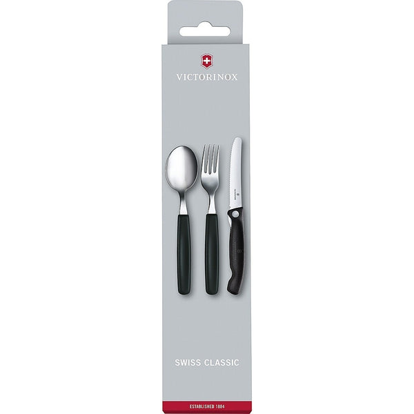 Victorinox SwissClassic Besteck-Set 3-tlg. schwarz - 3