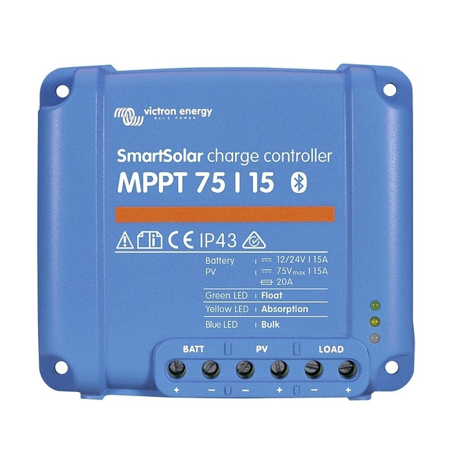 Victron SmartSolar MPPT 75/15 (12/24V, 15A)