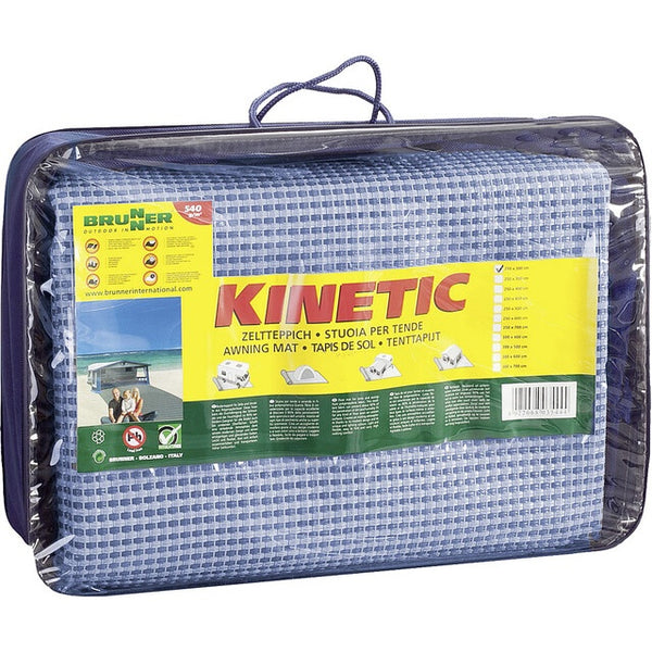 Vorzeltteppich BRUNNER Kinetic 600 x 250 cm grau