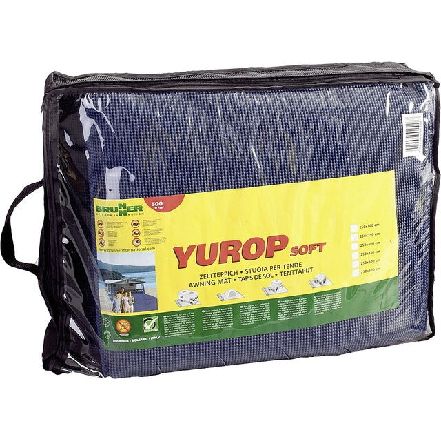 Vorzeltteppich BRUNNER Yurop 450, blau 400x250 cm