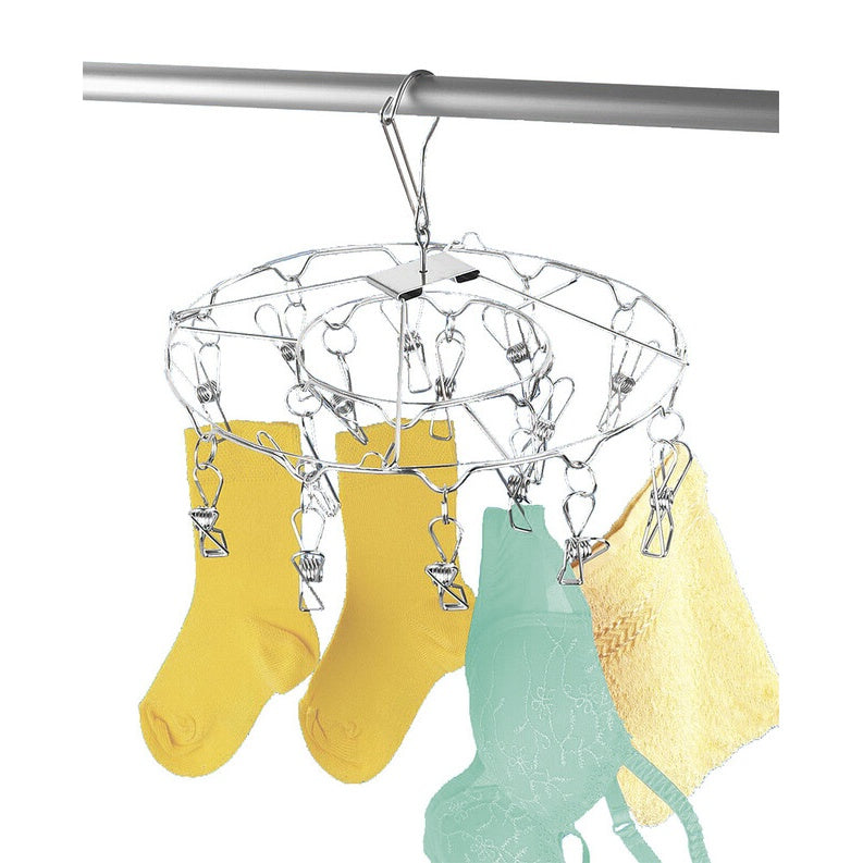 Wäsche-Rondell Edelstahl von WENKO - Mobiler Wäschetrockner