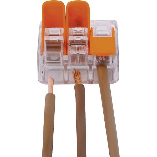 WAGO Wagoklemme 3-pol transparent/orange 50 St. - 4