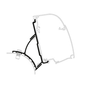 Wandmarkisenadapter THULE für VW T5/T6 Minivan