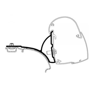 Wandmarkisenadapter VW T5/T6 für THULE 5102