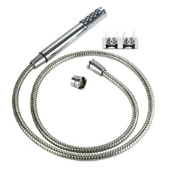 Waschbecken-Brause mit DUO Haken - silber