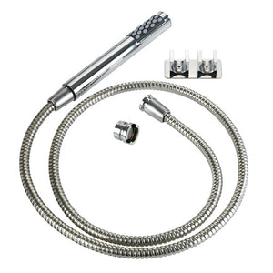 Waschbecken-Brause mit DUO Haken - silber - 2