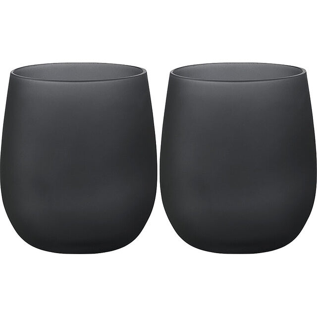 Wasserglas Brunner 2er-Set 350 ml in Schwarz