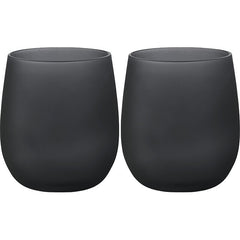 Wasserglas Brunner 2er-Set 350 ml in Schwarz