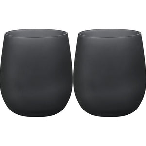 Wasserglas Brunner 2er-Set 350 ml in Schwarz