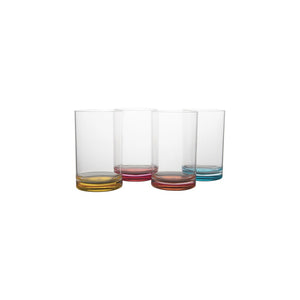 Wasserglas Rainbow 4er-Set, 320 ml – Langlebig und bunt