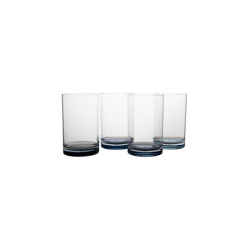 Wasserglas Sky 4er-Set, 320 ml in Blau