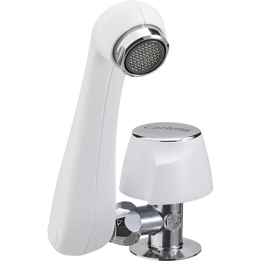 Wasserhahn Carletta Messing weiß für Küche