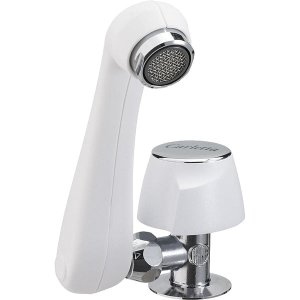 Wasserhahn Carletta Messing weiß für Küche