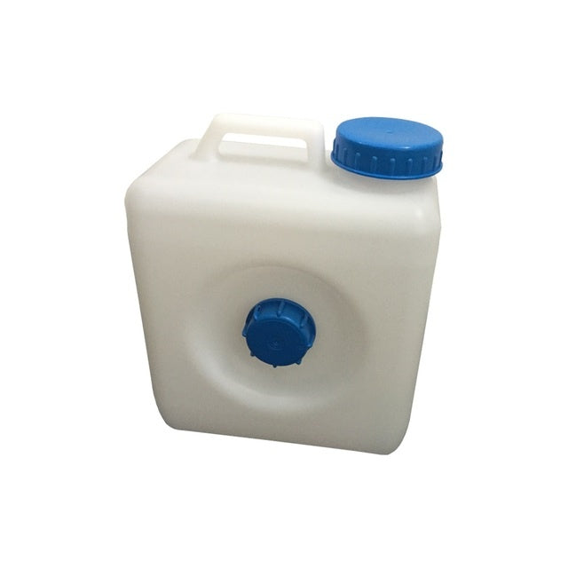 Wasserkanister 10 l – 2 Schraubverschlüsse, weiß