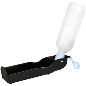 Wasserspender für Hunde 500 ml tragbar schwarz