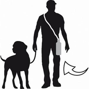 Wasserspender für Hunde 500 ml tragbar schwarz - 2