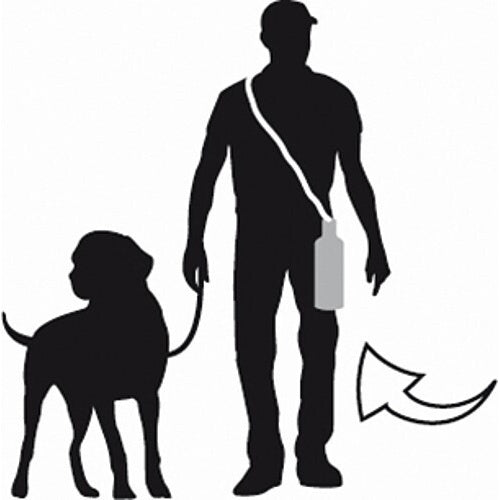 Wasserspender für Hunde 500 ml tragbar schwarz - 2