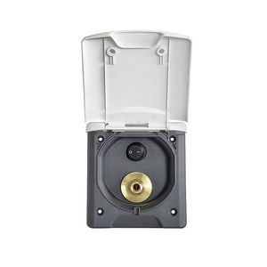 Wassersteckdose ABL Außendusche reinweiß RAL 9010 - 3